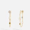 Jewellery Sets*Coach Pearl Charms Gold-Plated Earrings