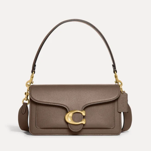 Shoulder Bags*Coach Pebble Tabby 26 Leather Shoulder Bag