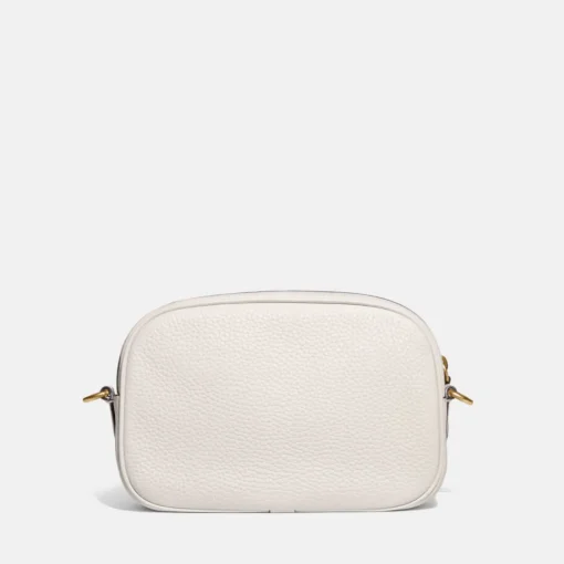 Crossbody Bags*Coach Pebbled Leather Camera Bag Chalk