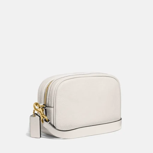 Crossbody Bags*Coach Pebbled Leather Camera Bag Chalk