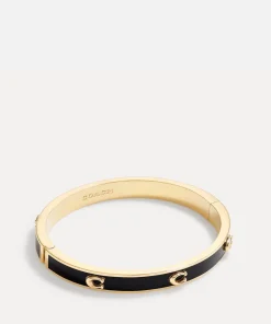 Bracelets & Bangles*Coach Pegged C Hinged Bangle