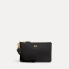 Home Accessories*Coach Polished Pebble Small Leather Wristlet Purse