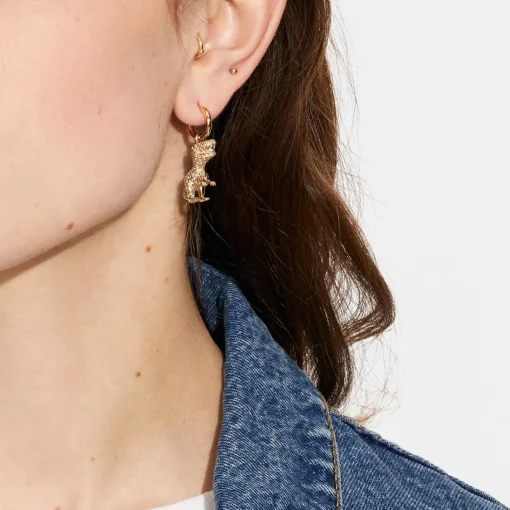 Jewellery Sets*Coach Rexy Crystal And Gold-Tone Earrings