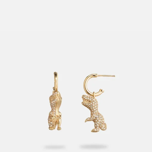 Jewellery Sets*Coach Rexy Crystal And Gold-Tone Earrings