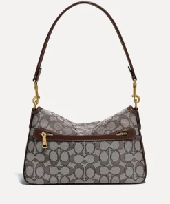 Shoulder Bags*Coach Signature Soft Tabby Jacquard Shoulder Bag