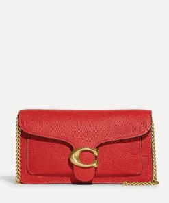 Clutch Bags*Coach Tabby Chain Leather Clutch Bag