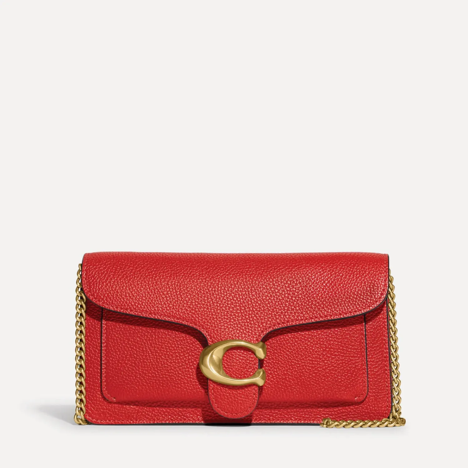 Clutch Bags*Coach Tabby Chain Leather Clutch Bag