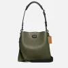 Bucket Bags*Coach Women's Colorblock Willow Bucket Bag - Army Green Multi