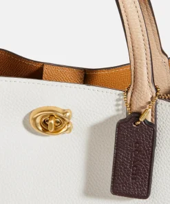 Tote Bags*Coach Women's Colorblock Willow Tote Bag 24 - Chalk Multi