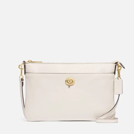 Crossbody Bags*Coach Women's Polished Pebble Polly Cross Body - Chalk