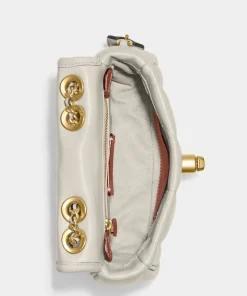 Shoulder Bags*Coach Women's Quilted Pillow Madison Shoulder Bag 18 - Chalk