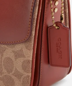 Crossbody Bags*Coach Women's Signature Cassie Cross Body 19 Bag - Tan Rust