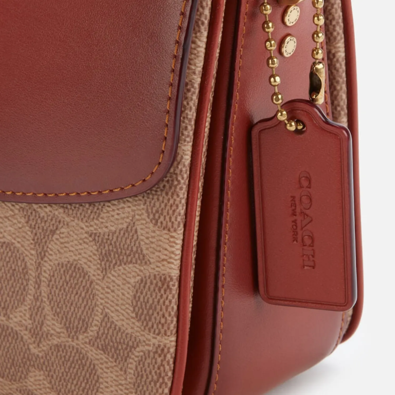 Crossbody Bags*Coach Women's Signature Cassie Cross Body 19 Bag - Tan Rust