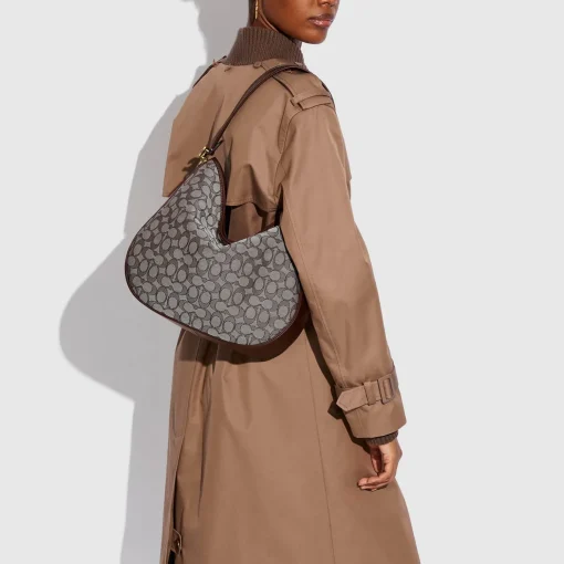 Shoulder Bags*Coach Women's Signature Jacquard Soft Tabby Hobo Bag - Oak Maple