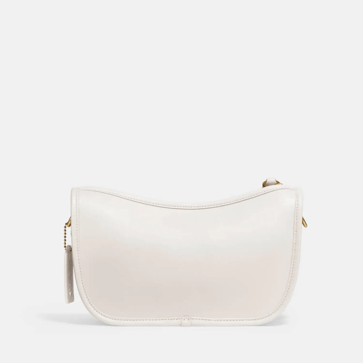 Shoulder Bags*Coach Women's Glovetanned Leather Swinger Bag - Chalk