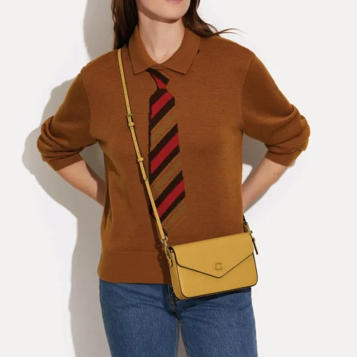 Crossbody Bags*Coach Wyn Crossgrain Leather Cross Body Bag