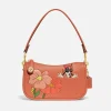 Shoulder Bags*Coach X Disney Mickey And Flowers Leather Shoulder Bag