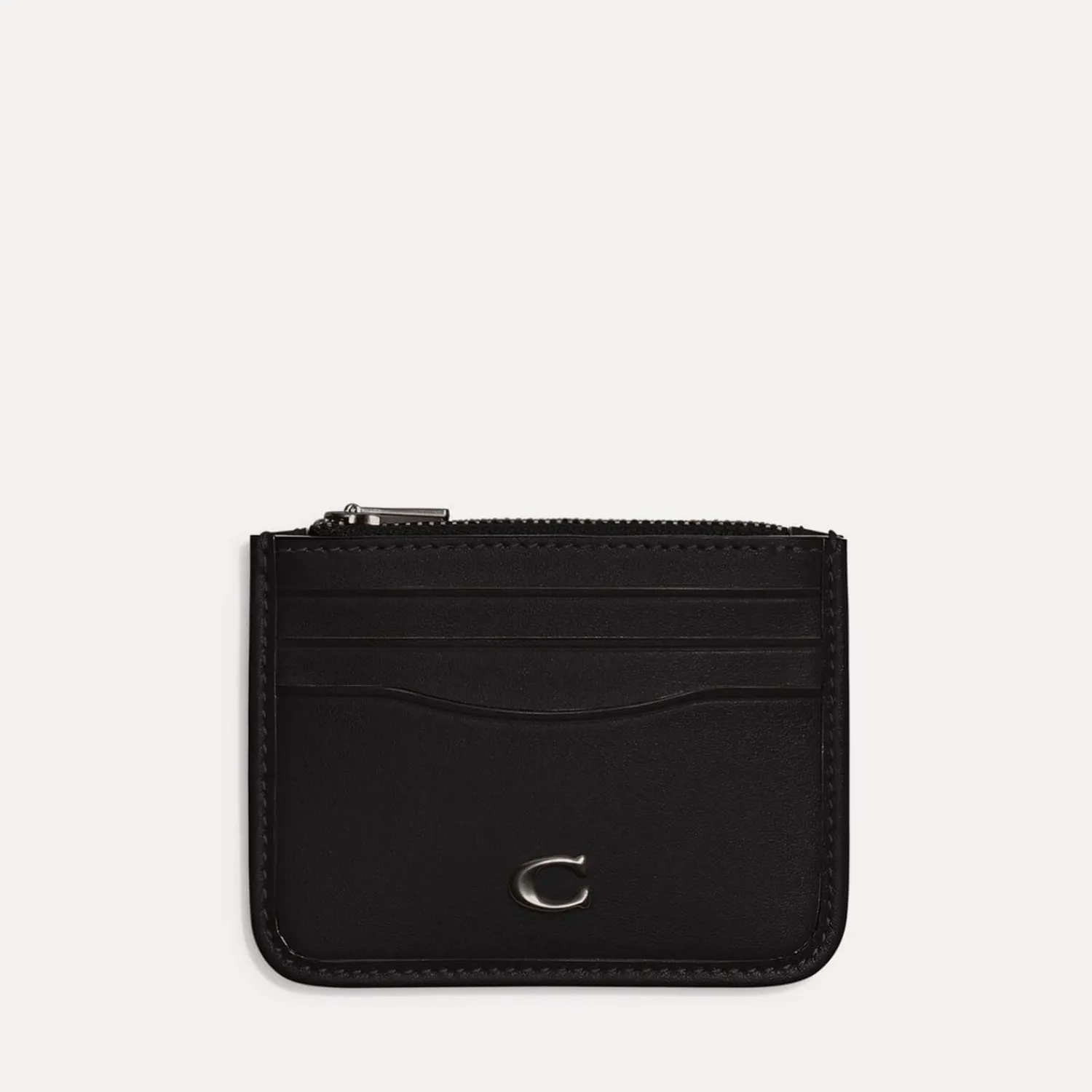 Purses And Cardholders*Coach Zip Leather Card Case