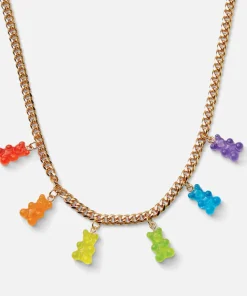 Necklaces*Crystal Haze Juan 18-Karat Gold-Plated Resin Necklace