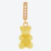 Necklaces*Crystal Haze Women's Nostalgia Pave Matte Bear - Lemonade