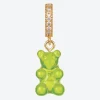Necklaces*Crystal Haze Women's Nostalgia Pave Bear - Lime
