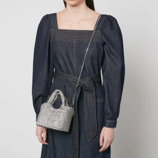 Crossbody Bags*DKNY Gwen Crystal-Embellished Faux Leather Bag