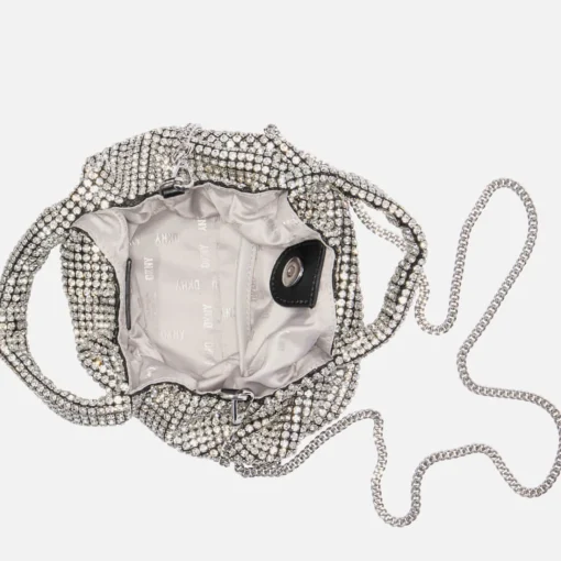 Crossbody Bags*DKNY Gwen Crystal-Embellished Faux Leather Bag