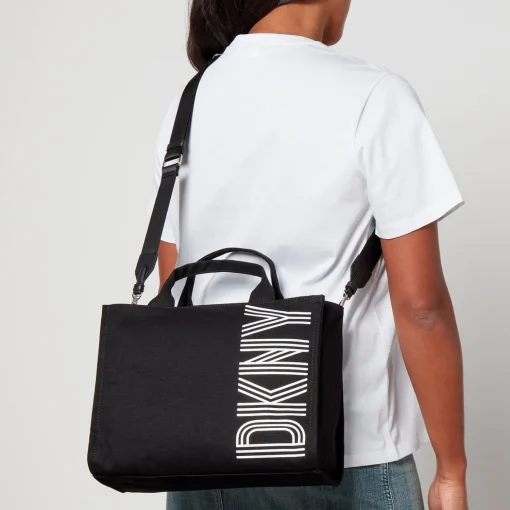 Tote Bags*DKNY Noa Medium Cotton Canvas Tote Bag
