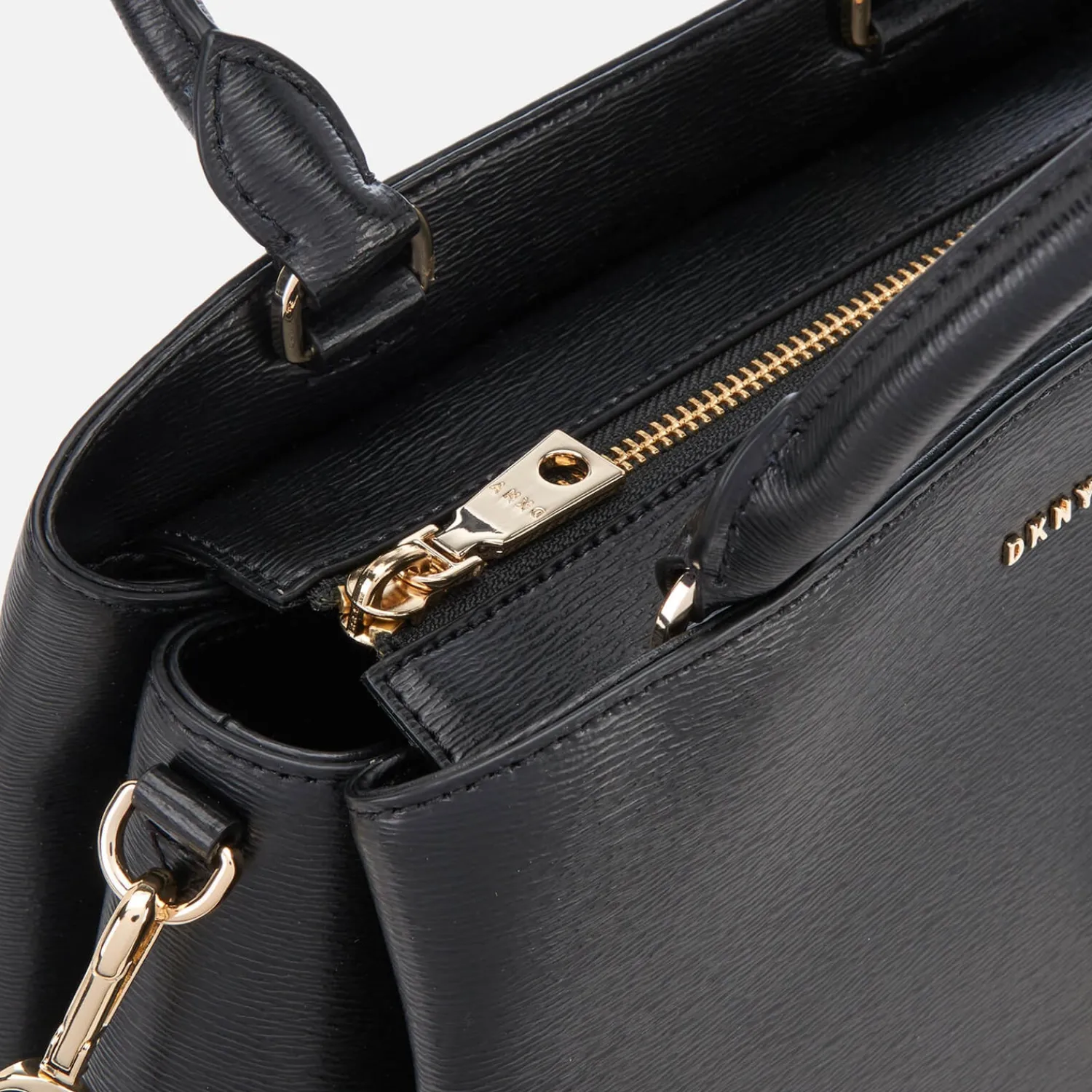 Satchels*DKNY Women's Paige Satchel - Black/Gold