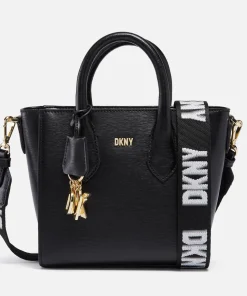 Satchels*DKNY Women's Valery Small Satchel -/Gold Black
