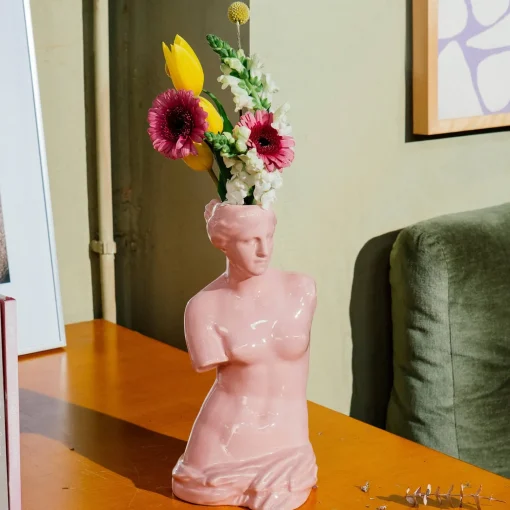 Home Accessories*DOIY Venus Ceramic Vase - Pink