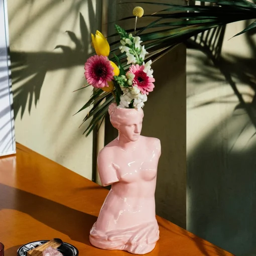 Home Accessories*DOIY Venus Ceramic Vase - Pink