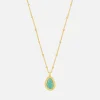 Necklaces*Estella Bartlett Gold-Plated Amazonite Necklace