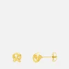 Earrings*Estella Bartlett Gold-Plated Knot Stud Earrings