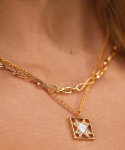 Necklaces*Estella Bartlett Gold-Plated Infinity Loop Motif Necklace