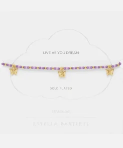 Bracelets & Bangles*Estella Bartlett Gold-Plated Multi Butterfly Bracelet