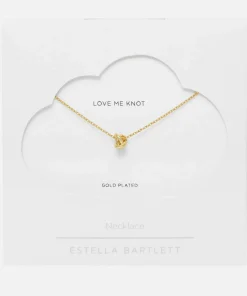 Necklaces*Estella Bartlett Gold-Plated Knot Necklace
