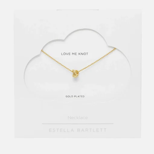Necklaces*Estella Bartlett Gold-Plated Knot Necklace