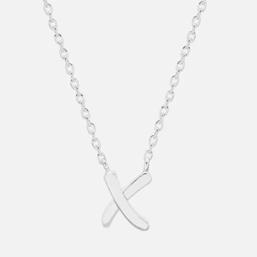 Necklaces*Estella Bartlett Silver-Plated Kiss Necklace