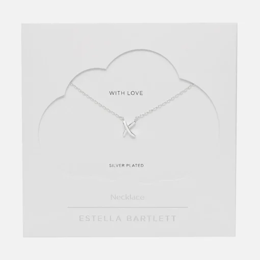 Necklaces*Estella Bartlett Silver-Plated Kiss Necklace