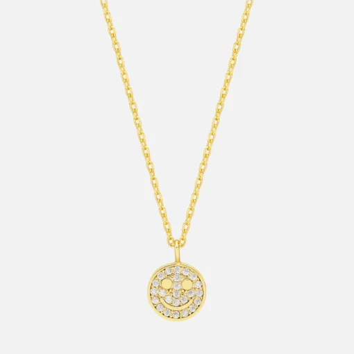 Jewellery Sets*Estella Bartlett Smiley Gold-Plated And Crystal Necklace