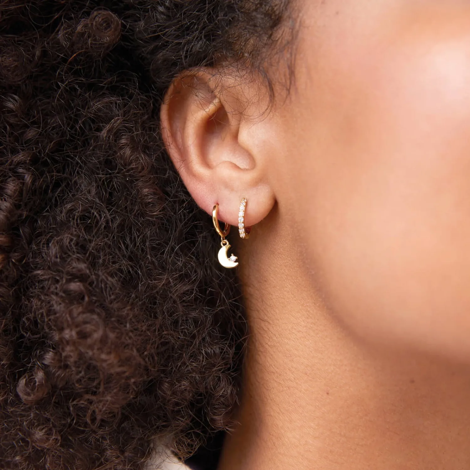 Earrings*Estella Bartlett Twinkle Set Of Two Gold-Plated And Crystal Earrings