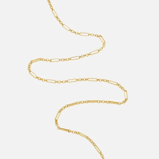 Necklaces*Estella Bartlett Women's Oval & Trace Chain Large - Gold Plate/Gold Plated