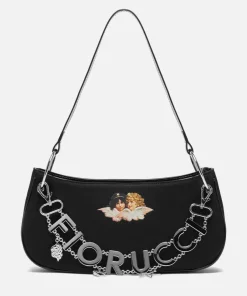 Shoulder Bags*Fiorucci Angels Chain Twill Purse