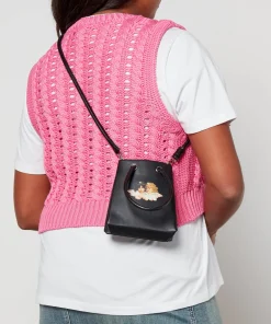 Mini Bags*Fiorucci Icon Mini Faux Leather Handbag