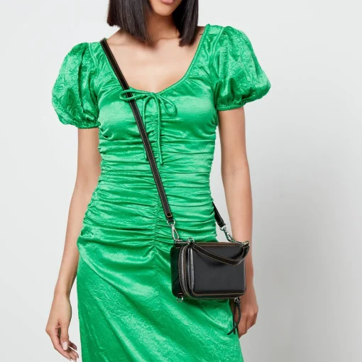 Crossbody Bags*Ganni Banner Leather Shoulder Bag