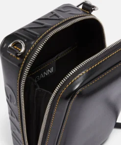 Crossbody Bags*Ganni Banner Leather Shoulder Bag