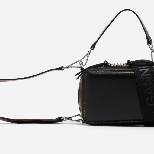 Crossbody Bags*Ganni Banner Leather Shoulder Bag