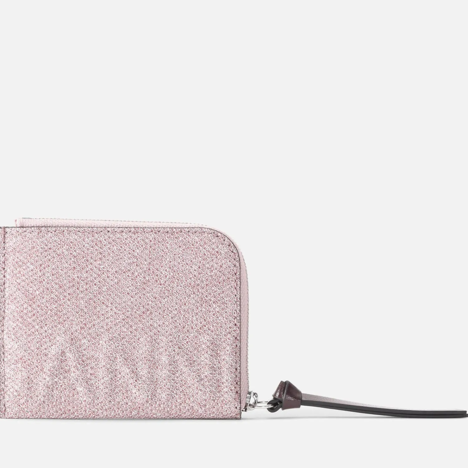 Purses And Cardholders*Ganni Banner Logo Lurex Cardholder