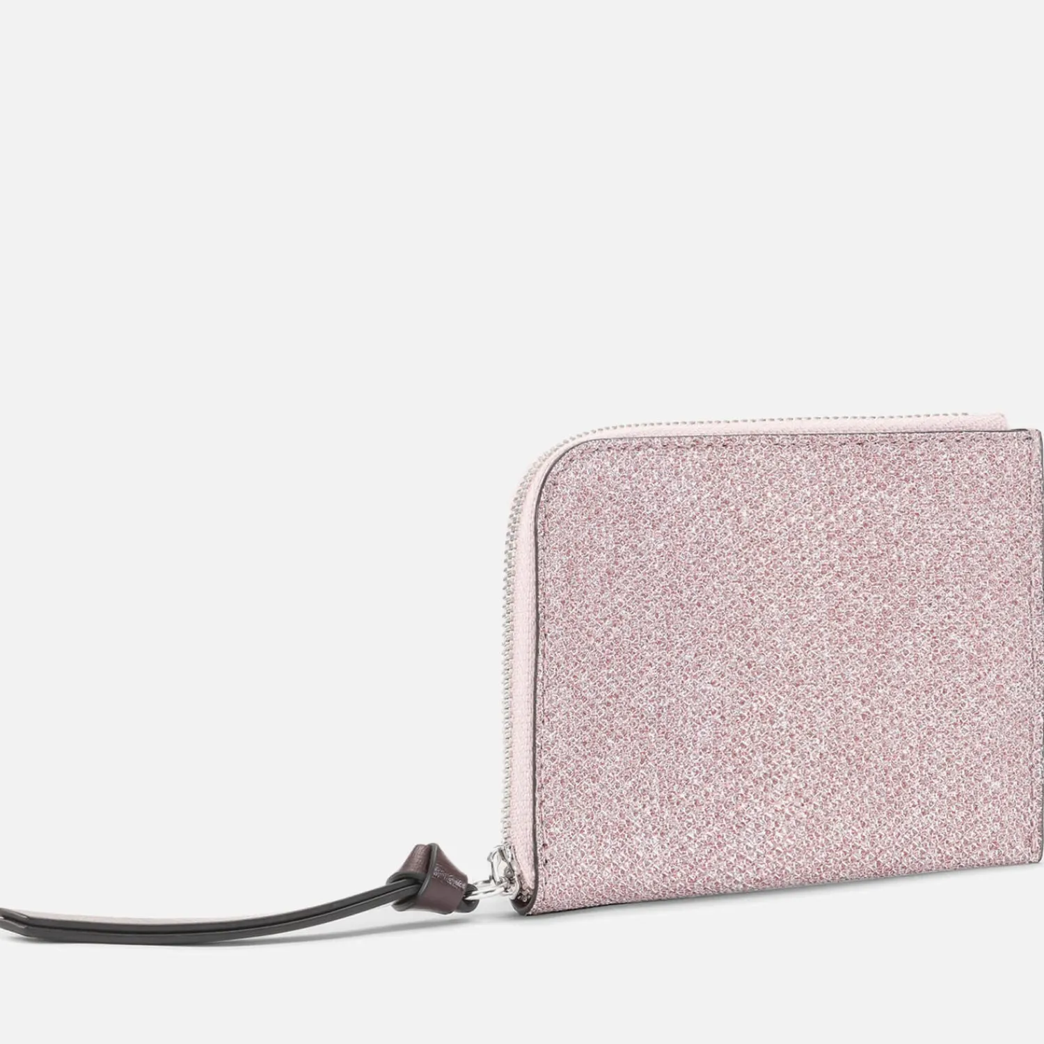 Purses And Cardholders*Ganni Banner Logo Lurex Cardholder